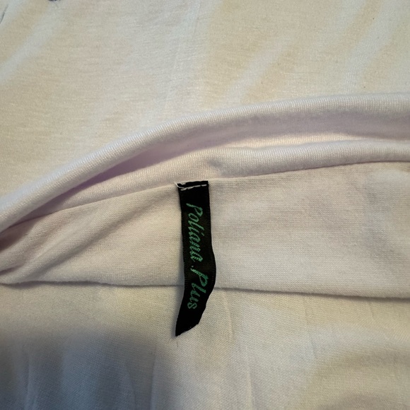 Poliana Plus White Floral Maxi Skirt with Multicolor Watercolor flower 3XL - Picture 7 of 7